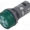Semnalizator ABB CB1 22mm luminos și acustic 24V AC/DC verde 80dB