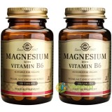 Pachet Magnesium+B6 (Magneziu cu vitamina B6) 100tb+100tb