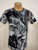 Tricou bărbătesc imprimeu animale - XL