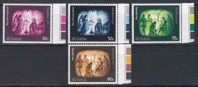 St. Lucia 1978 - Crăciun, MNH foto