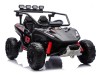 UTV electric pentru 2 copii Kinderauto Vector V2 Dune-Buggy, 220W, 12V, roti moi, scaun tapitat, echipat premium, negru