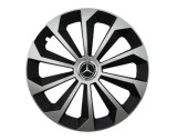 Cumpara ieftin Set 4 capace roti Fame Gri-Negru cu inel R14, pentru gama auto Mercedes-Benz