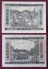 Germania lot 2 notgeld Berlin 2x2 Mark 1922 **