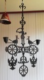 Cruce bizantina din metal patinat