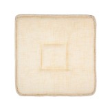 Perna pentru scaun, 39x39 cm, Ecru, Bumbac/Poliester, ATU-084247, Oem