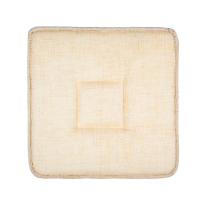 Perna pentru scaun, 39x39 cm, Ecru, Bumbac/Poliester, ATU-084247 foto