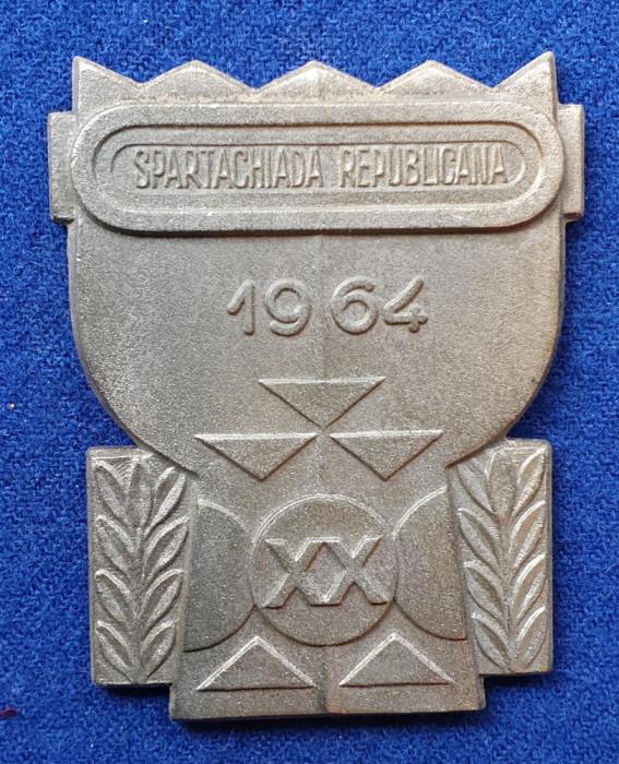 Medalia SPARTACHIADA REPUBLICANA 1964 - medalie competitie sportiva militara
