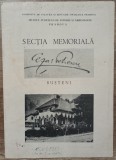 Brosura Muzeul Prahova, Sectia Memoriala Cezar Petrescu, Busteni