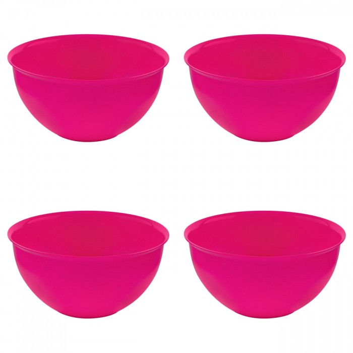Set boluri, 4 piese, 3 L, Plastic, Fucsia