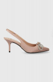 Love Moschino pantofi cu toc culoarea roz JA10487G1IJO0601