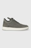 Filling Pieces adidași din nubuc Low top Base culoarea gri, 10120591002