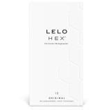 Lelo-Hex Prezervative Cutie 12 Bucăți-Latex