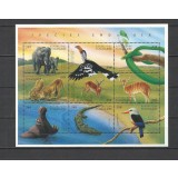 TOGO 1996 FAUNA PASARI SI ANIMALE PROTEJATE