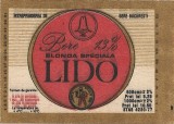 NI412 Etichetă bere blondă specială Lido, &Icirc;ntreprinderea de bere București