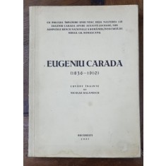 EUGENIU CARADA 1836-1910 - BUC. 1937