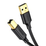 Cablu Imprimanta UGREEN US135, USB-A - USB-B, 5m, Negru