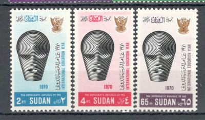 Sudan.1971 Anul international al educatiei MS.237 foto