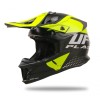 Casca cross Ufo Plast Intrepid S5 negru/galben fluorescent