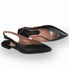 Balerini Mihai Albu din piele naturala Black Parade, 35 - 41, Negru