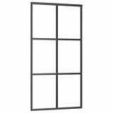 Cumpara ieftin Usa glisanta, negru, 102x205 cm, sticla ESG si aluminiu