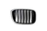 Grila radiator Bmw X4 (F26), 08.2014-05.2018, montare fata, dreapta, cromat/negru, RapidAuto