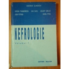 NEFROLOGIE de GHEORGHE GLUHOVSCHI, VOL 1 ,1992