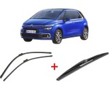 Cumpara ieftin Set 3 stergatoare CITROEN C4 SPACETOURER (3D_) 2018 - 2019, pentru parbriz si luneta, Bosch Twin