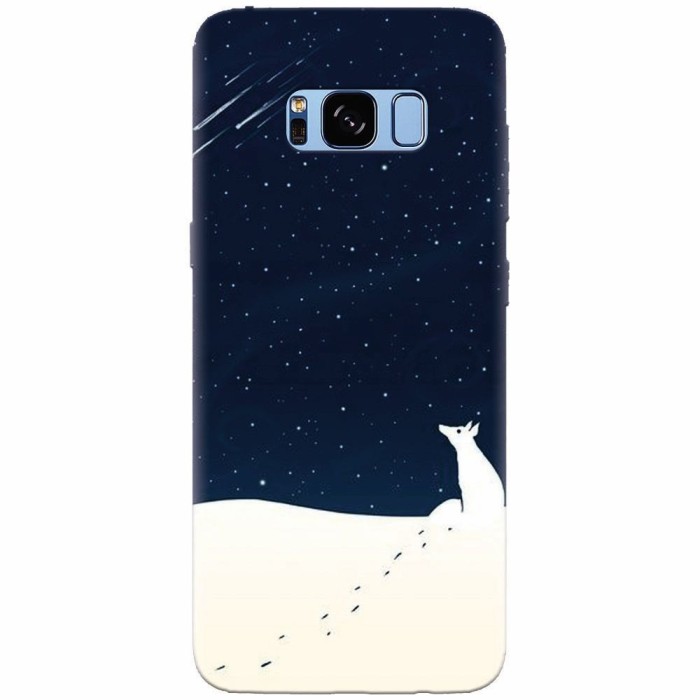 Husa silicon pentru Samsung S8, Winter Night