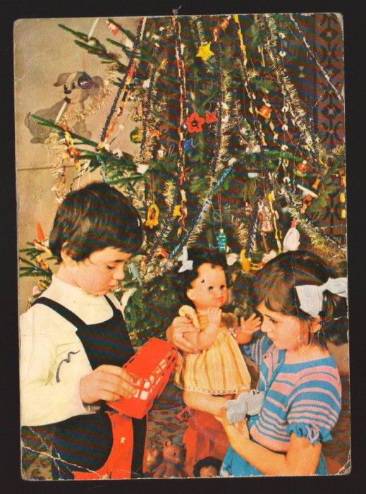 CPIB 19490 FELICITARE DE ANUL NOU - COPII LA BRAD
