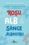 Cumpara ieftin Rosu, alb si sange albastru