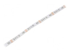 Bandă LED RGB 3535 12V 60 LED/m 10mm PCB alb IP65 12W/m