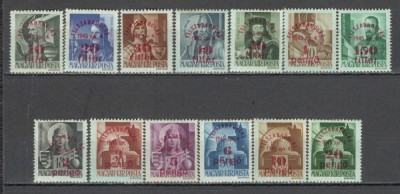 Ungaria.1945 Eliberarea hartie albastra-supr. XU.33 foto