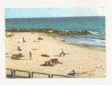 RF7 -Carte Postala- Eforie Sud, La plaja, circulata 1981