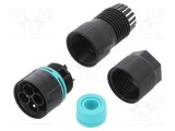 Conector alimentare AC terminal cu şurub tată TEEPLUG&reg; 17,5A TECHN O IP68 3 poli