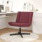 vidaXL Scaun pivotant bordo 63 x 75 x 76 cm țesătură