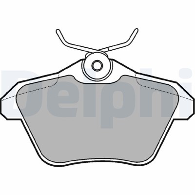 DELPHI LP1018 set placute frana,frana disc foto
