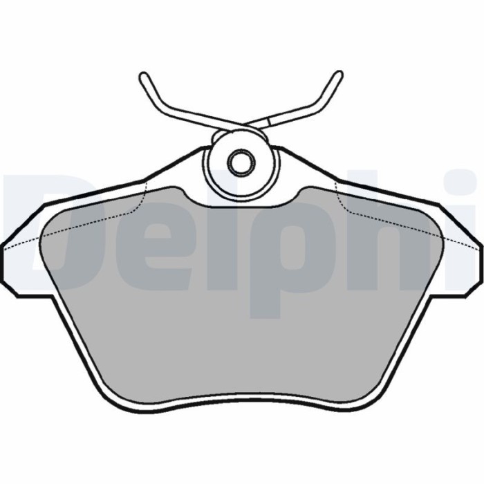 DELPHI LP1018 set placute frana,frana disc