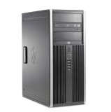 Unitate PC Refurbished, HP COMPAQ 8000 TOWER, Procesor CORE 2 DUO E6750, Memorie RAM 8 GB, SSD 128 GB NOU, Windows 10 Pro, DVD-RW