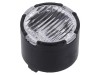 Lentilă LED transparentă rotundă PMMA 22-49&deg;