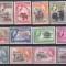 DB1 Ghana 1957 Supratipare pe Gold Coast Uzuale Ocupatii 12 v. MNH