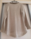 Bluza tip pulover ODDIZ cusut cu fir auriu, usor larg, lejer made in Italy cu anchior
