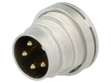 Conector M16 Soclu Tată 4 PIN 5A 250V, Lumberg