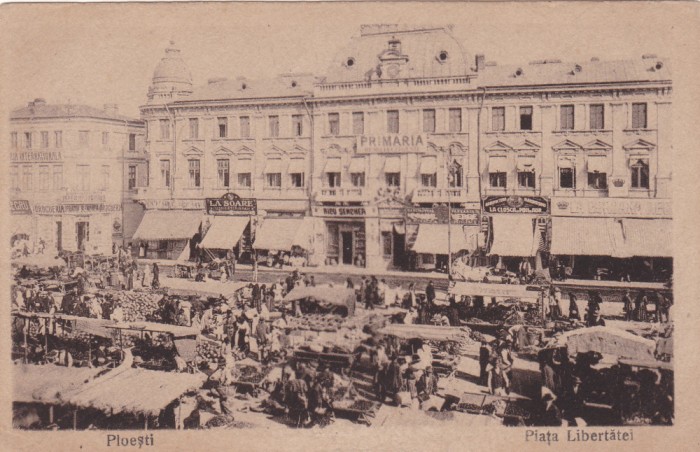 PLOIESTI PIATA LIBERTATII,TARG,NECIRCULATA.