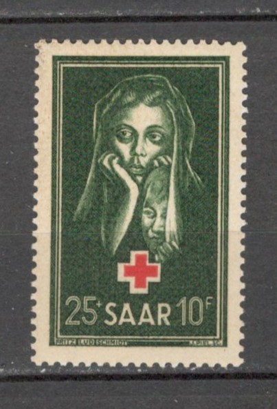 Saarland.1951 Crucea Rosie SS.514