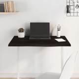 vidaXL Blat de masă maro &icirc;nchis 80x60x2cm, lemn masiv de stejar tratat