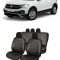 Huse scaune auto piele perforata Volkswagen T-Cross (2019-2022)