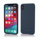 Husa Vetter GO pentru iPhone Xs Max, Soft Touch, Dark Albastru