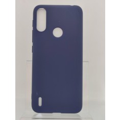Husa Silicon Matte TPU Motorola Moto E7 Power Albastru