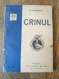 Cumpara ieftin EUGEN LOVINESCU- CRINUL, 1912, PRIMA EDITIE