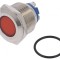 Lampă LED de control roșie 12V &Oslash;22mm cu șurub